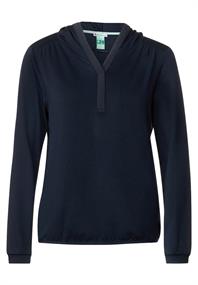 Softes Kapuzenshirt deep blue
