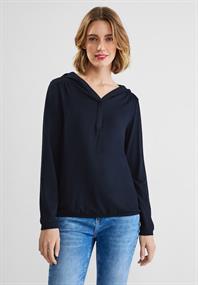 Softes Kapuzenshirt deep blue