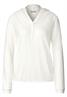 Softes Kapuzenshirt off white