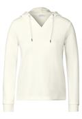 Softes Kapuzenshirt vanilla white
