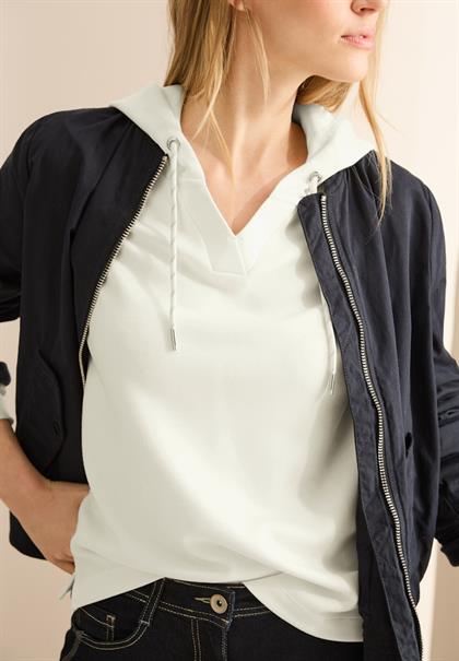 Softes Kapuzenshirt vanilla white