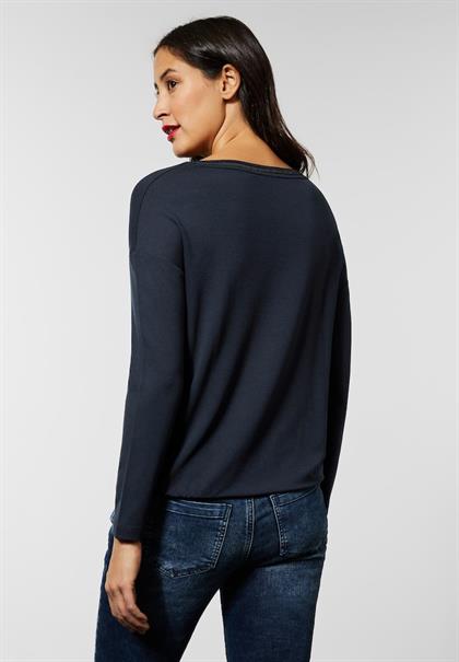 Softes Langarmshirt deep blue