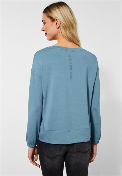 Softes Langarmshirt milky jade blue