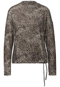 Softes Leo-Shirt sanded beige