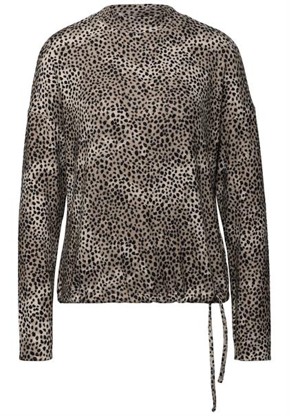 Softes Leo-Shirt sanded beige
