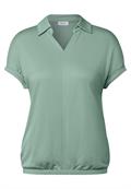 Softes Poloshirt matcha green