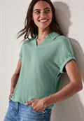 Softes Poloshirt matcha green