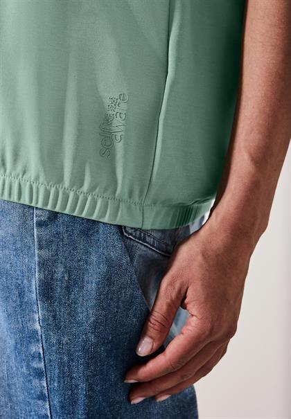 Softes Poloshirt matcha green