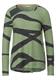 Softes Printshirt washed olive melange