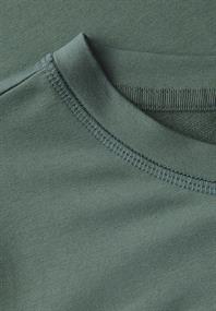 Softes Shirt mit Folienprint dark balmy khaki