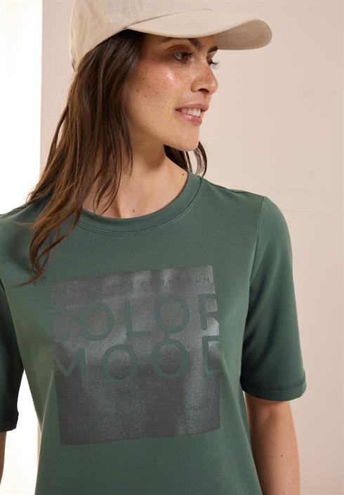 softes-shirt-mit-folienprint-dark-balmy-khaki