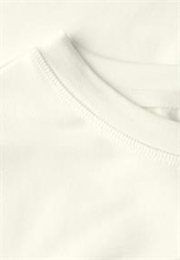 Softes Shirt mit Folienprint vanilla white