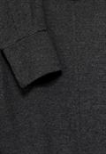 Softes Shirt mit Knoten coaly anthracite melange