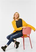 Softes Shirt mit Knoten coaly anthracite melange