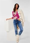 Softes Shirt mit Muster lavish pink melange