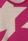 Softes Shirt mit Muster lavish pink melange