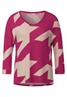 Softes Shirt mit Muster lavish pink melange
