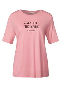 Softes Shirt mit Wording blush peach