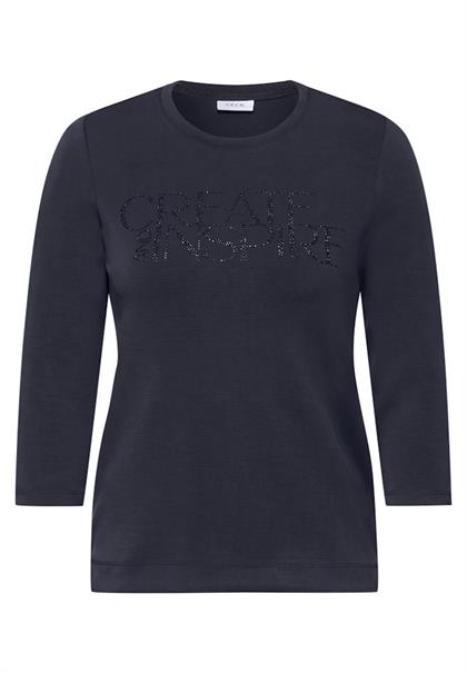 Softes Shirt mit Wording universal blue