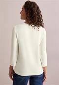 Softes Shirt mit Wording vanilla white