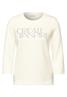 Softes Shirt mit Wording vanilla white