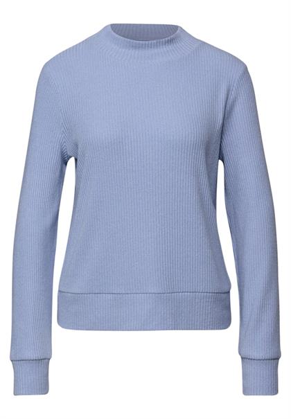 Softes Turtleneck Shirt frosted blue mel.