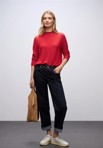 Softes Turtleneck Shirt racing red mel.