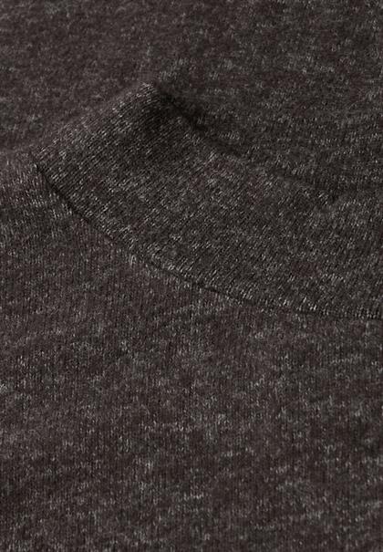 Softes Turtleneck Shirt rustic brown mel.
