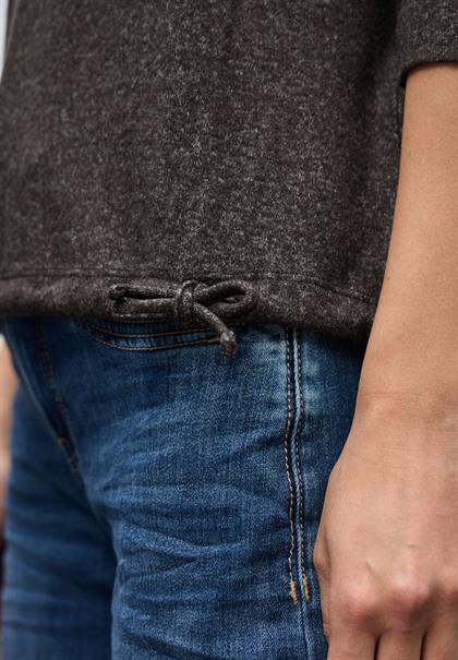 Softes Turtleneck Shirt rustic brown mel.