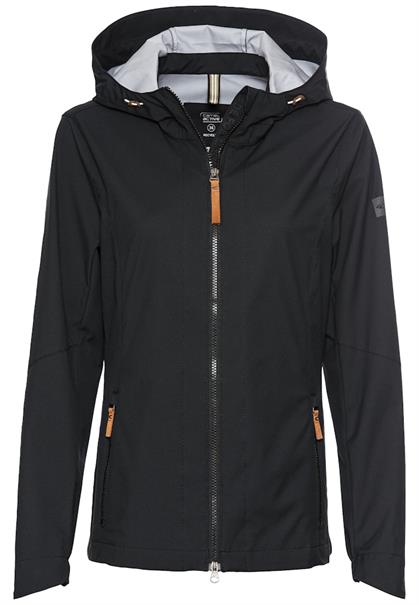 Softshell Jacke aus recyceltem Polyester black