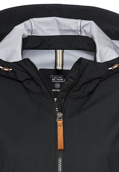 Softshell Jacke aus recyceltem Polyester black