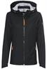 Softshell Jacke aus recyceltem Polyester black