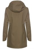 Softshell Jacke aus recyceltem Polyester dark khaki