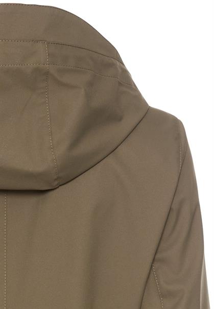 Softshell Jacke aus recyceltem Polyester dark khaki