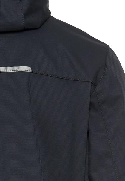 Softshell Jacke aus recyceltem Polyester dark navy
