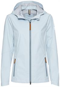 Softshell Jacke aus recyceltem Polyester light blue