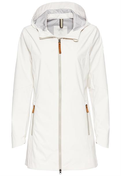 Softshell Jacke aus recyceltem Polyester pearl