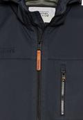 Softshell Jacke mit abnehmbarer Kapuze dark navy