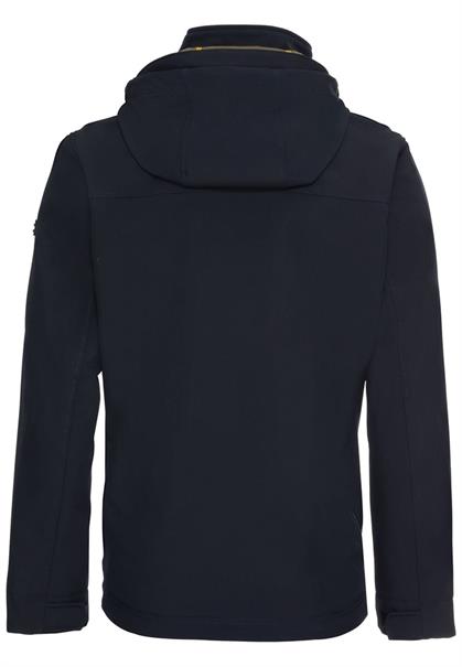 Softshell-Jacke mit abnehmbarer Kapuze night blue