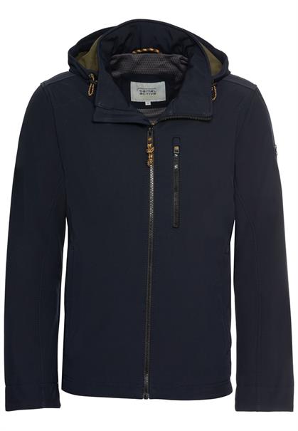 Softshell-Jacke mit abnehmbarer Kapuze night blue