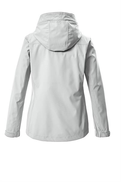 Softshell Jacke mit Kapuze 00101 weiß