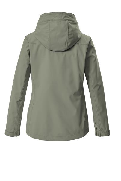 Softshell Jacke mit Kapuze 00704 seagrass