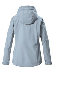 Softshell Jacke mit Kapuze 00802 blau