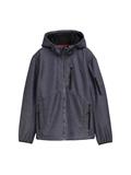 Softshell Jacke mit Kapuze blue softshell melange