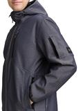 Softshell Jacke mit Kapuze blue softshell melange