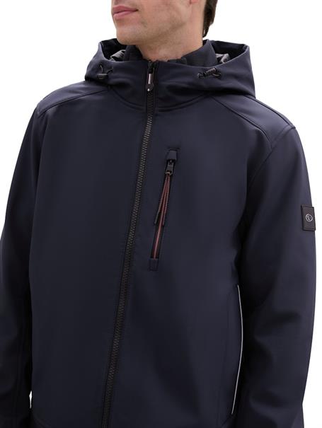 Softshell Jacke mit Kapuze sky captain blue