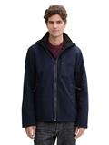 Softshell Jacke mit verstellbarer Kapuze sky captain blue