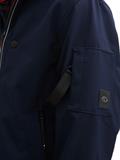 Softshell Jacke mit verstellbarer Kapuze sky captain blue