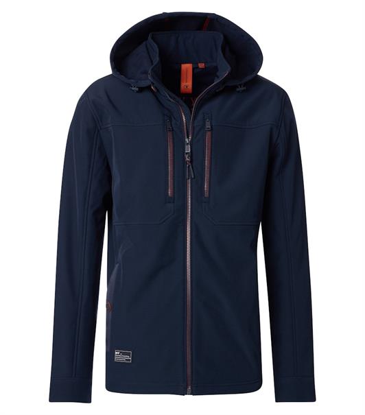 Softshelljacke blau