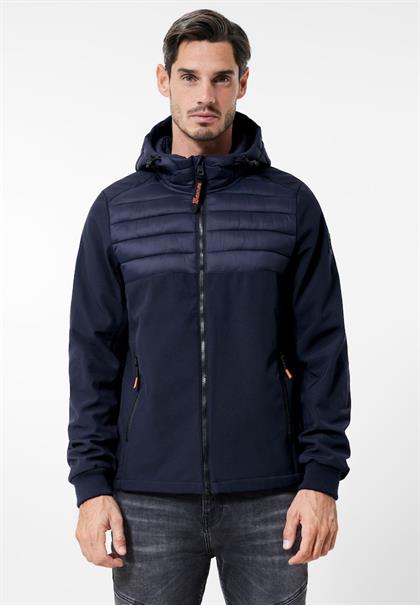 Softshelljacke mit Kapuze midnight blue